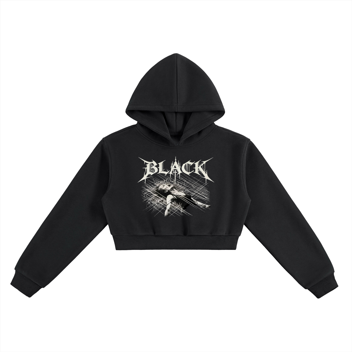 Wraith Cropped Hoodie