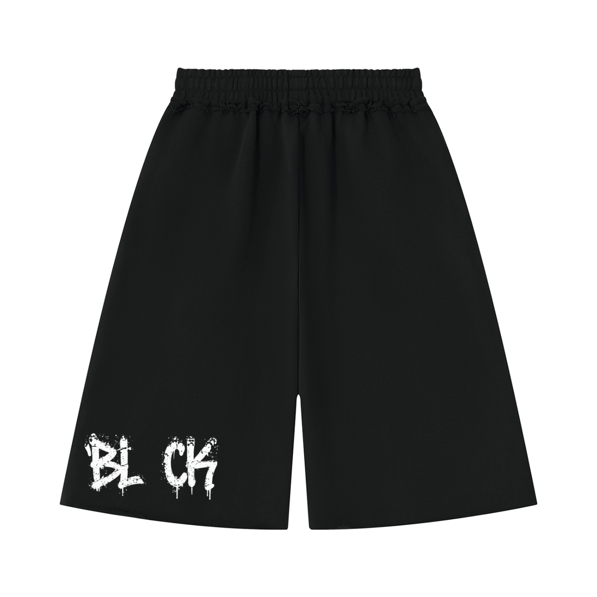 BL CK Raw Edge Shorts