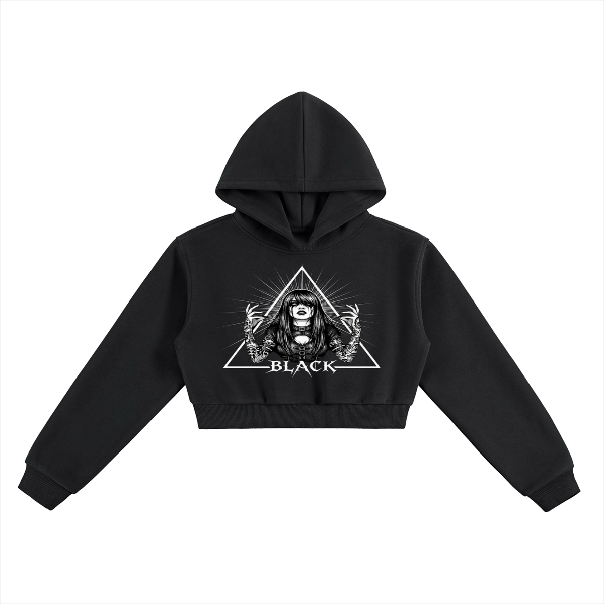 Essential Cropped Hoodie