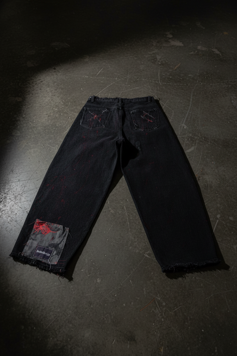 BLACK Jeans Editorial Shot