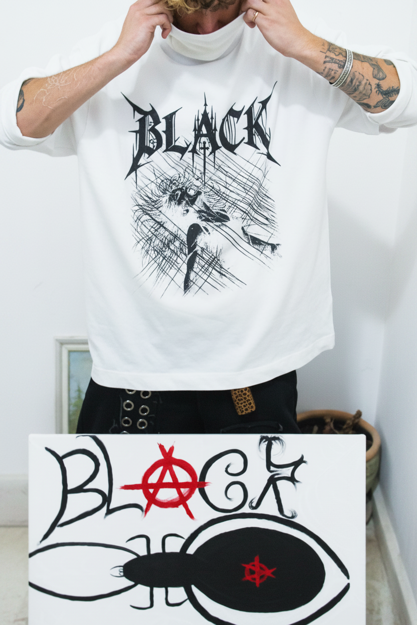 BLACK Wraith Tee — Color Corrected