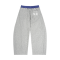 Plaid Waistband Barrel Sweatpants