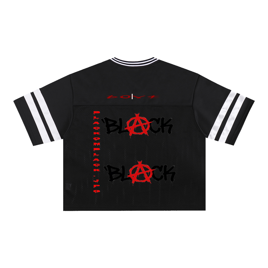 Taped Mesh Boxy T-Shirt