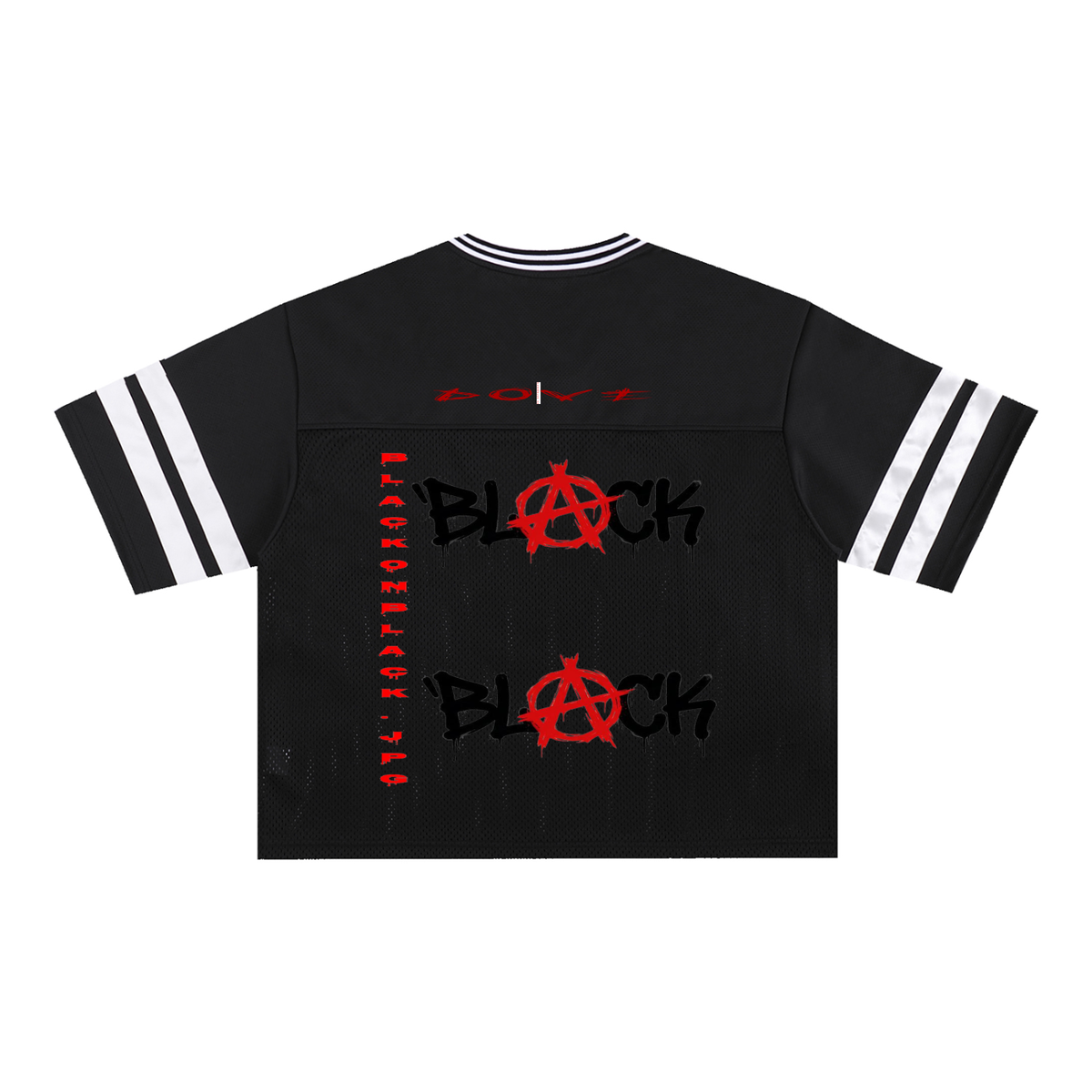 Taped Mesh Boxy T-Shirt