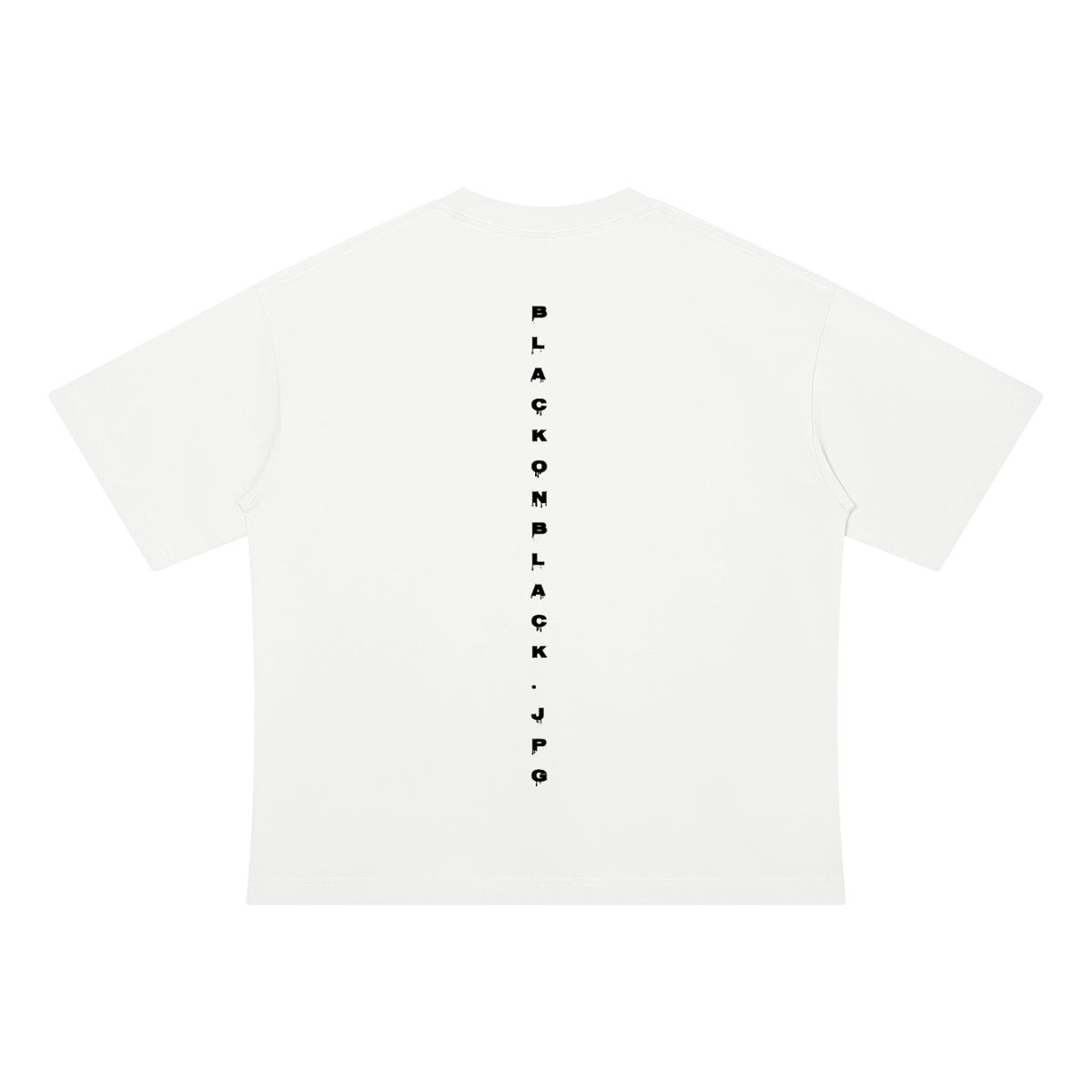 BLACK Original Print Cotton T-Shirt